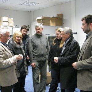 (v. l. n. r.) Reiner Haffer, Heidrun Opländer, Philipp Hesse, Joachim Ciliox, Katharina Hesse, Detlef Ruffert, Karl-Heinz Schneider